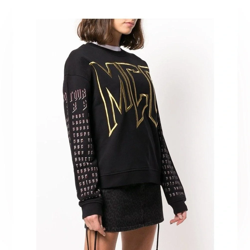 ALEXANDER MCQUEEN Black sweatshirt with McQ logo